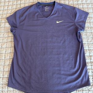 Nike Tennis V-Neck Crew Shirt- XL